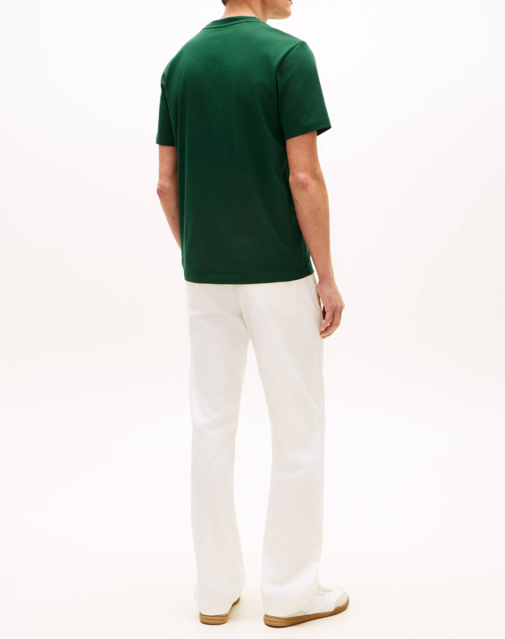 TOMMY HILFIGER BRAND LOVE ROUNDEL TEE MW0MW42364-MBN Green φωτογραφία