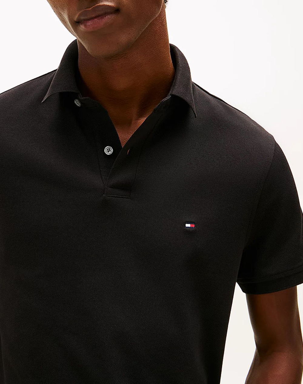 Tommy Hilfiger 1985 Regular Polo Mw0Mw17770-Bds Black ανδρικά ρούχα μπλούζες Politikos Shop Πολιτικός