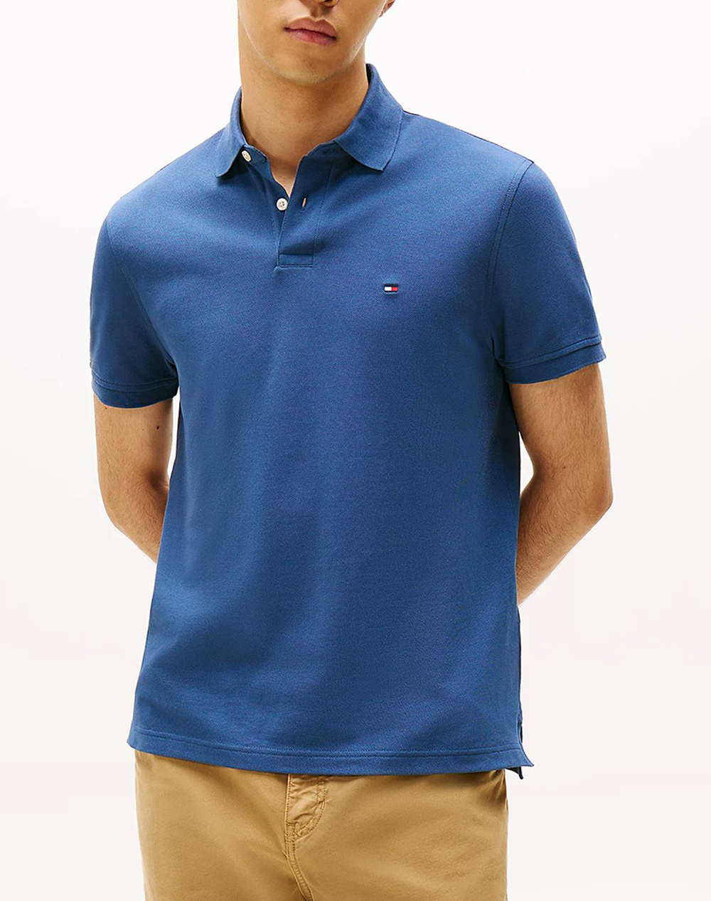TOMMY HILFIGER 1985 REGULAR POLO MW0MW17770-DBZ OceanBlue