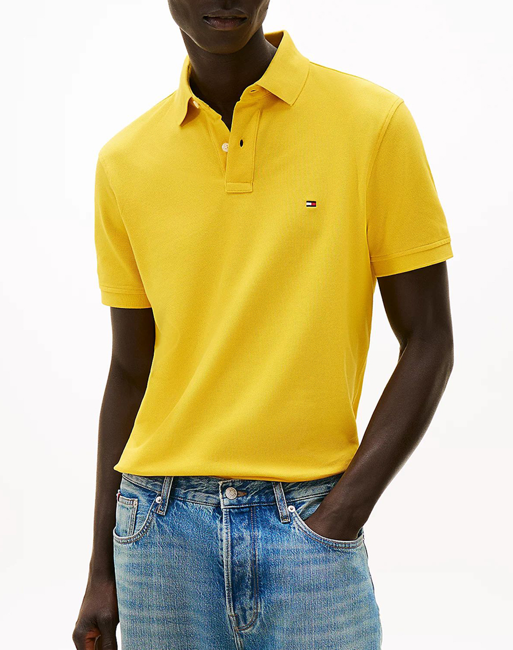 TOMMY HILFIGER 1985 REGULAR POLO MW0MW17770-ZGX Yellow