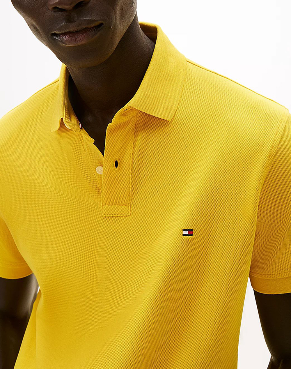 Tommy Hilfiger 1985 Regular Polo Mw0Mw17770-Zgx Yellow ανδρικά ρούχα μπλούζες Politikos Shop Πολιτικός