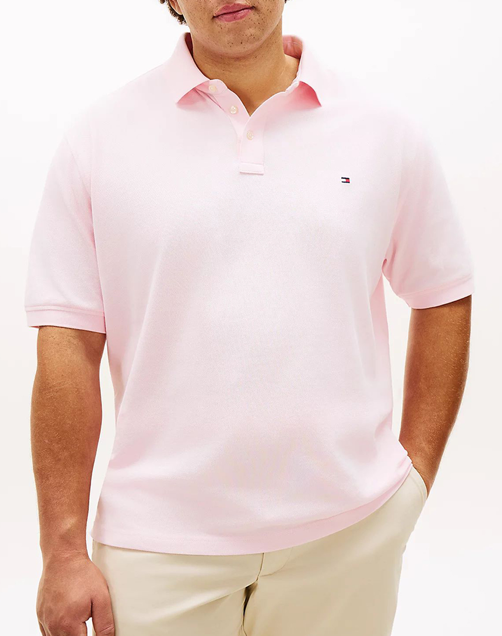 TOMMY HILFIGER BT -1985 REGULAR POLO -B MW0MW44073-TPB LightPink