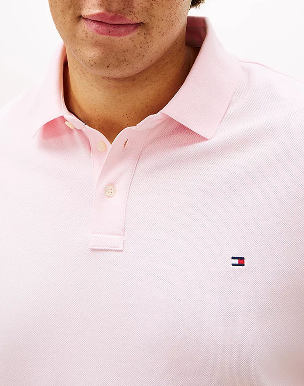 Tommy Hilfiger Bt -1985 Regular Polo -B Mw0Mw44073-Tpb Lightpink ανδρικά ρούχα μπλούζες Politikos Shop Πολιτικός