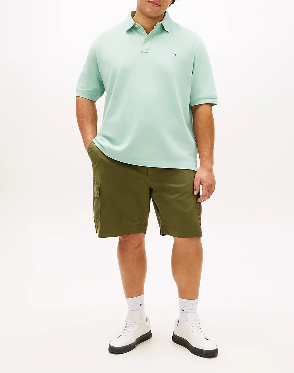 Tommy Hilfiger Bt -1985 Regular Polo -B Mw0Mw44073-Mai Mintgreen ανδρικά ρούχα μπλούζες Politikos Shop Πολιτικός