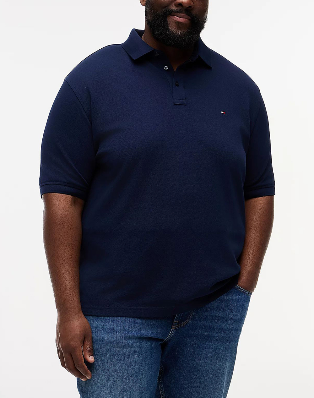 TOMMY HILFIGER BT -1985 REGULAR POLO -B MW0MW44073-DCC NavyBlue