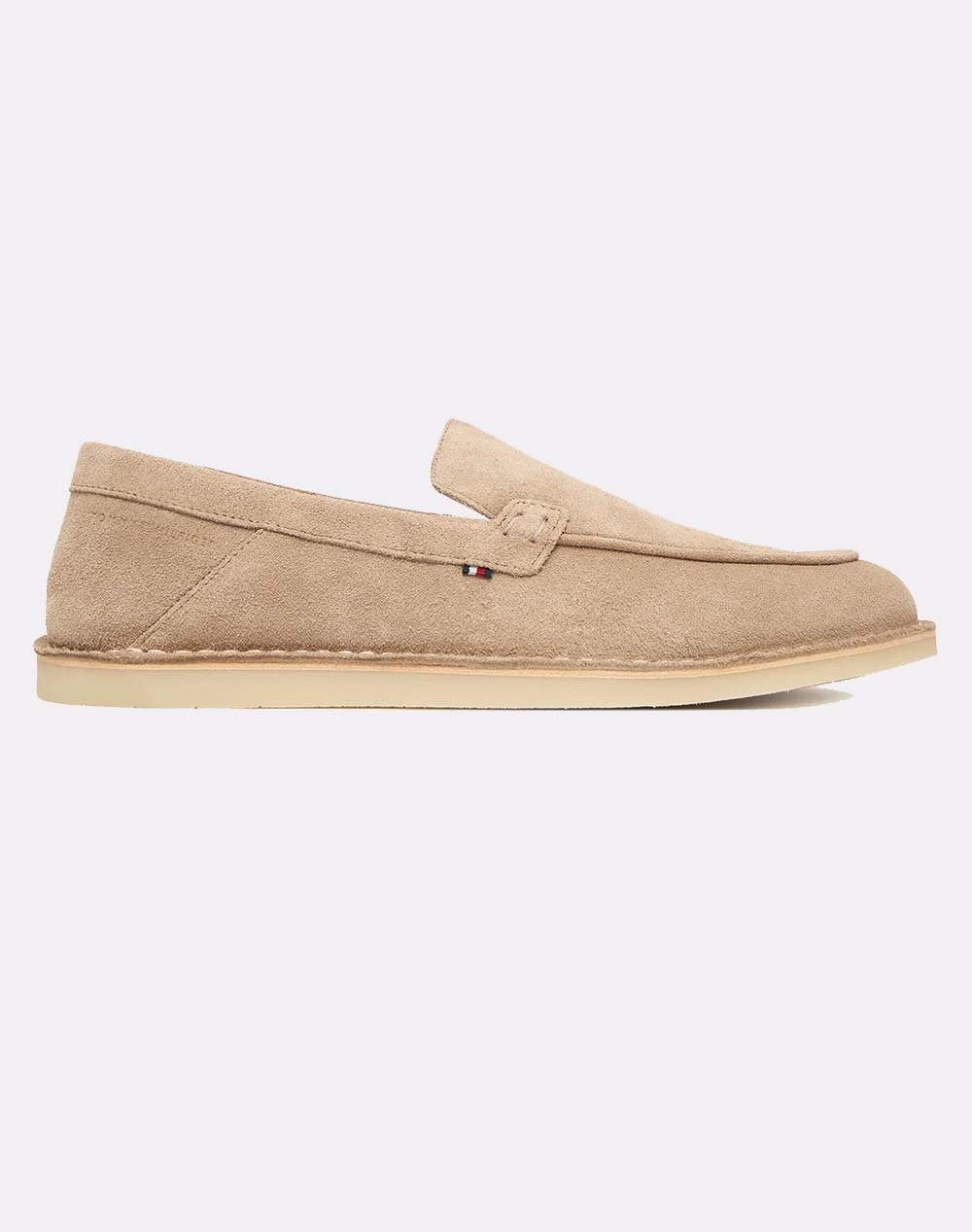 TOMMY HILFIGER HILFIGER STITCHDOWN SUEDE LOAFER FM0FM05782-AFE Biege