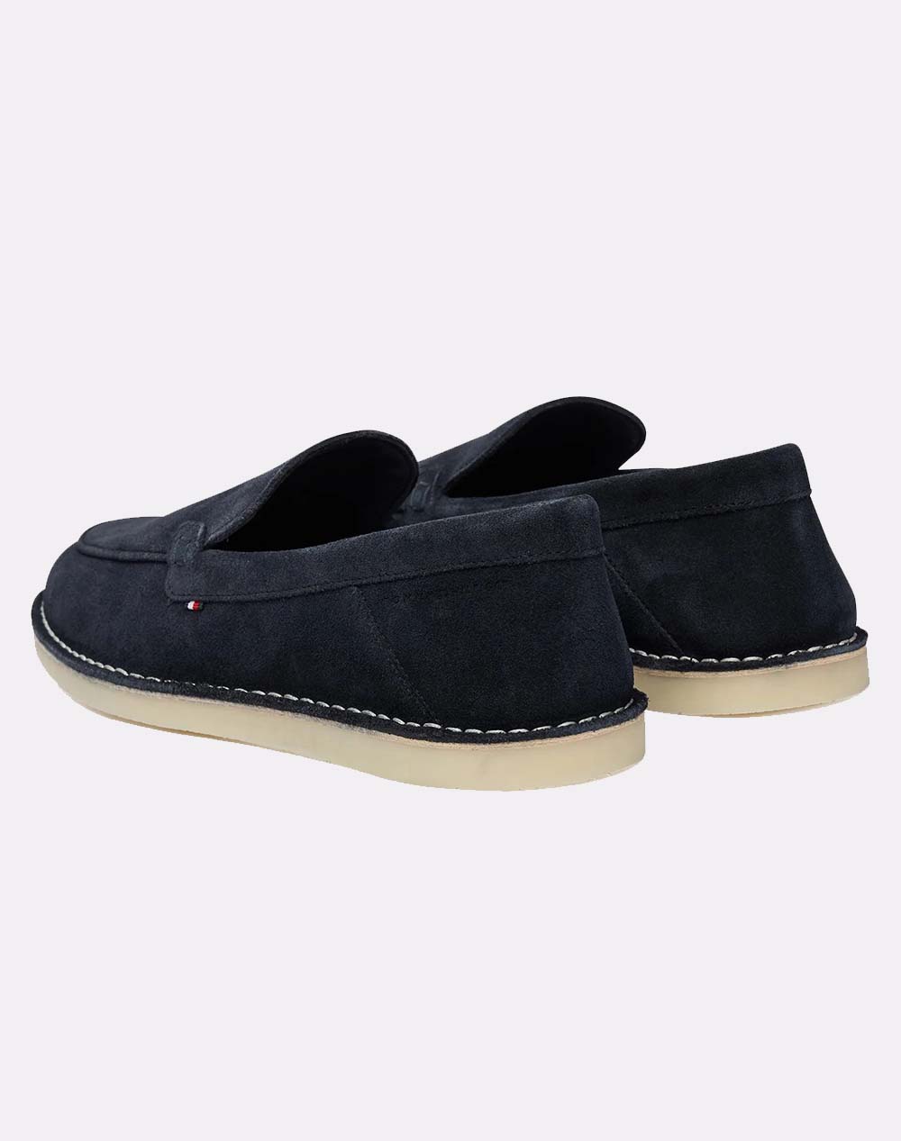 Tommy Hilfiger Stitchdown Suede Loafer Fm0Fm05782-Dw5 Darkblue ανδρικά παπούτσια Μοκασινια Politikos Shop Πολιτικός