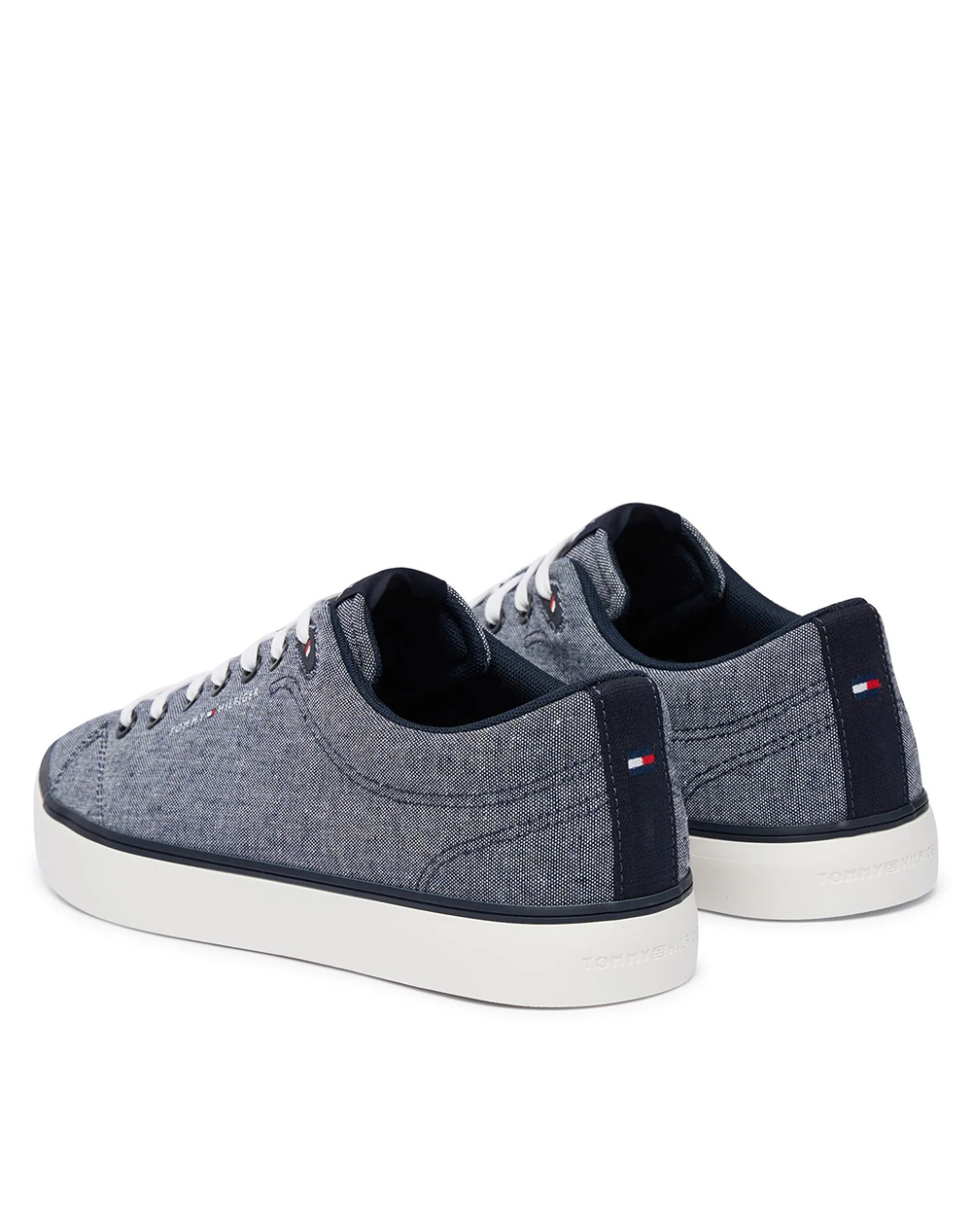 Tommy Hilfiger Harlem Core Ii Chambray Fm0Fm05818-Dw5 Blue ανδρικά παπούτσια Sneakers Politikos Shop Πολιτικός