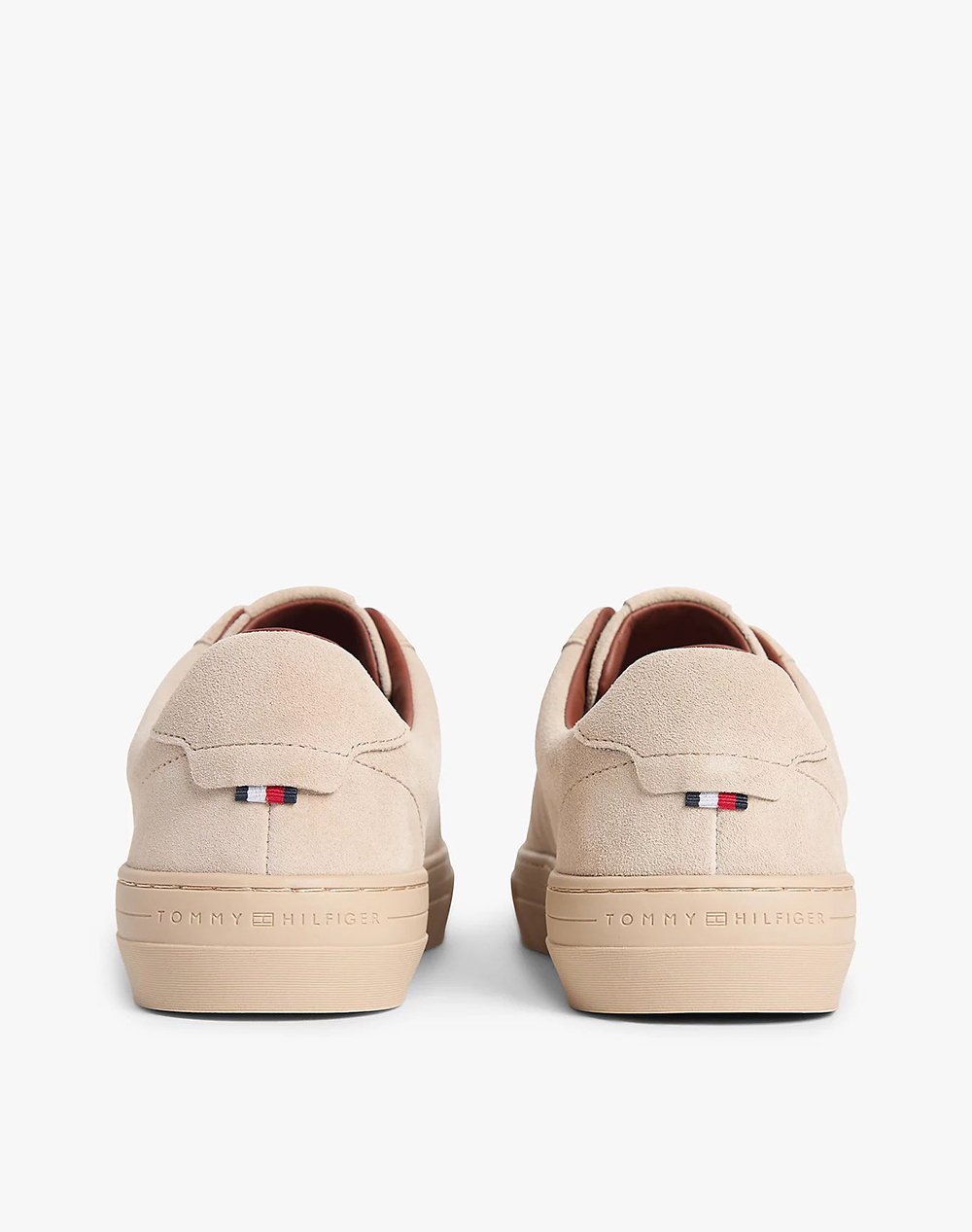Tommy Hilfiger Park Premium Suede Fm0Fm05829-Rbt Biege ανδρικά παπούτσια Sneakers Politikos Shop Πολιτικός