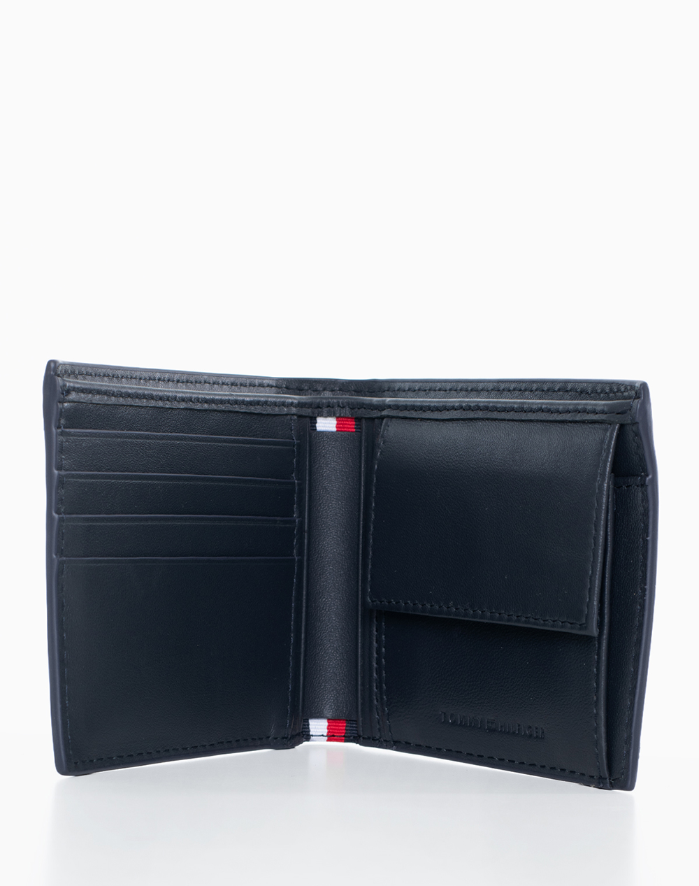 Tommy Hilfiger Th Emboss Cc And Coin Am0Am14242-Dw6 Darkblue ανδρικά αξεσουάρ Πορτοφολια Politikos Shop Πολιτικός