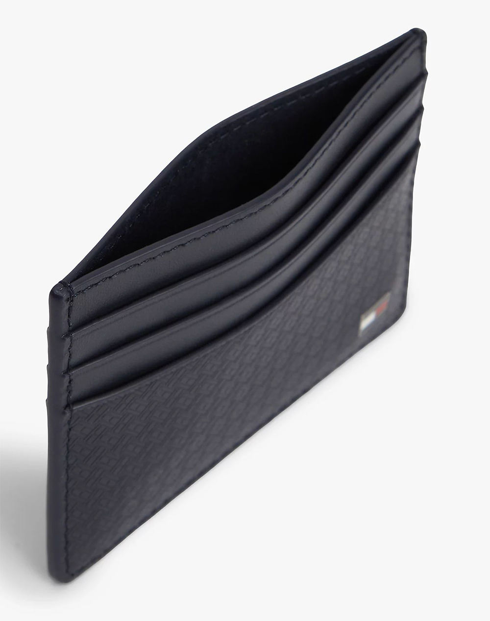 Tommy Hilfiger Th Emboss Cc Holder Am0Am14240-Dw6 Darkblue ανδρικά αξεσουάρ Πορτοφολια Politikos Shop Πολιτικός