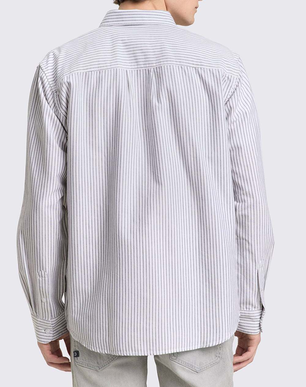 TOM TAILOR RELAXED STRIPED ΠΟΥΚΑΜΙΣΟ ΑΝΔΡΙΚΟ 1049377-39052 Ecru φωτογραφία