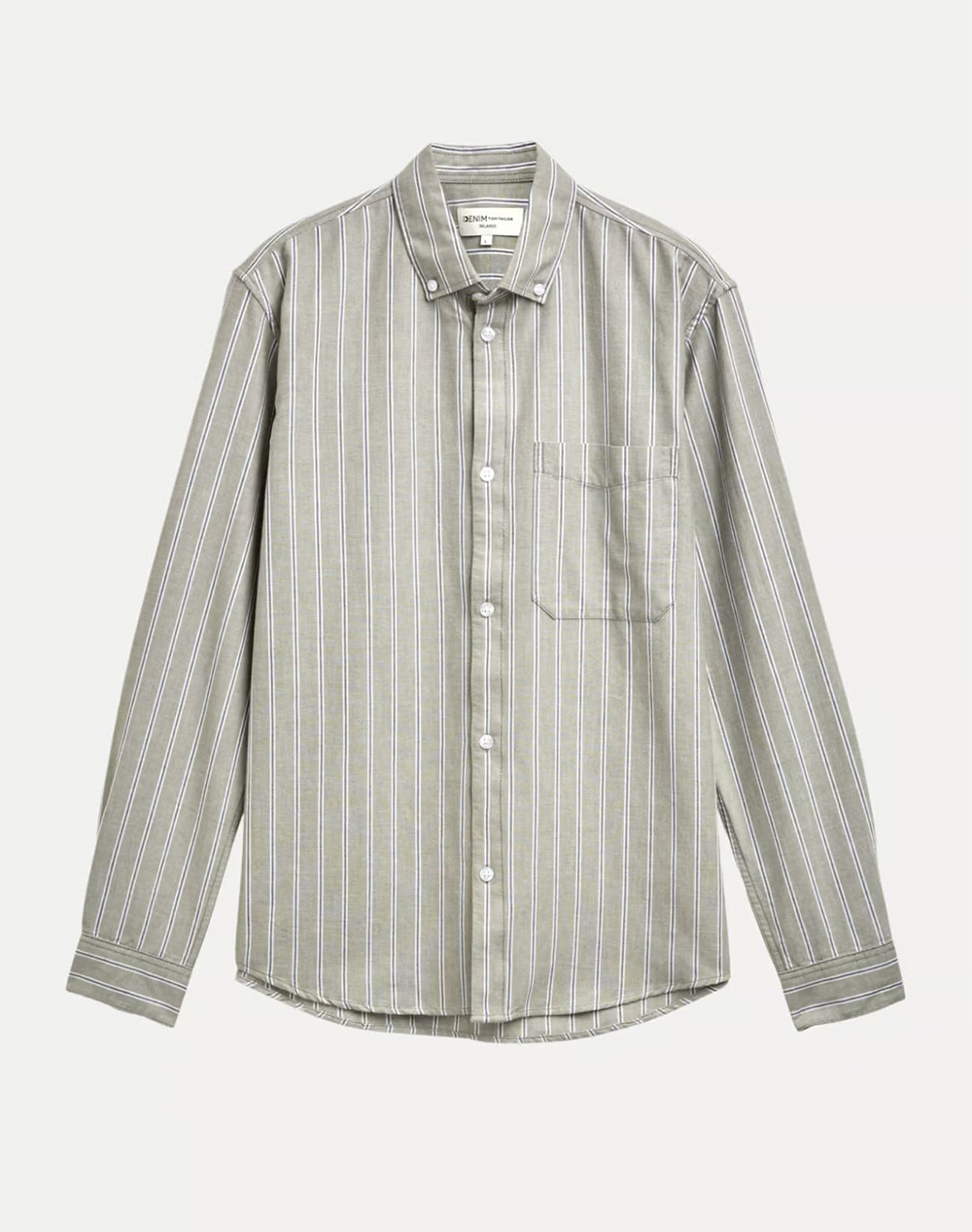TOM TAILOR RELAXED STRIPED ΠΟΥΚΑΜΙΣΟ ΑΝΔΡΙΚΟ 1049377-39053 Olive