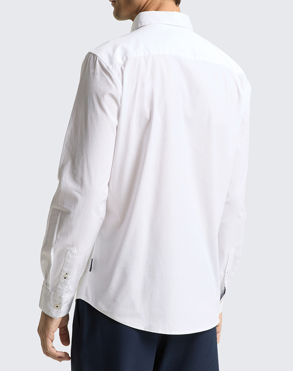 TOM TAILOR STRETCH POPLIN SHI ΠΟΥΚΑΜΙΣΟ ΑΝΔΡΙΚΟ 1048449-20000 White φωτογραφία