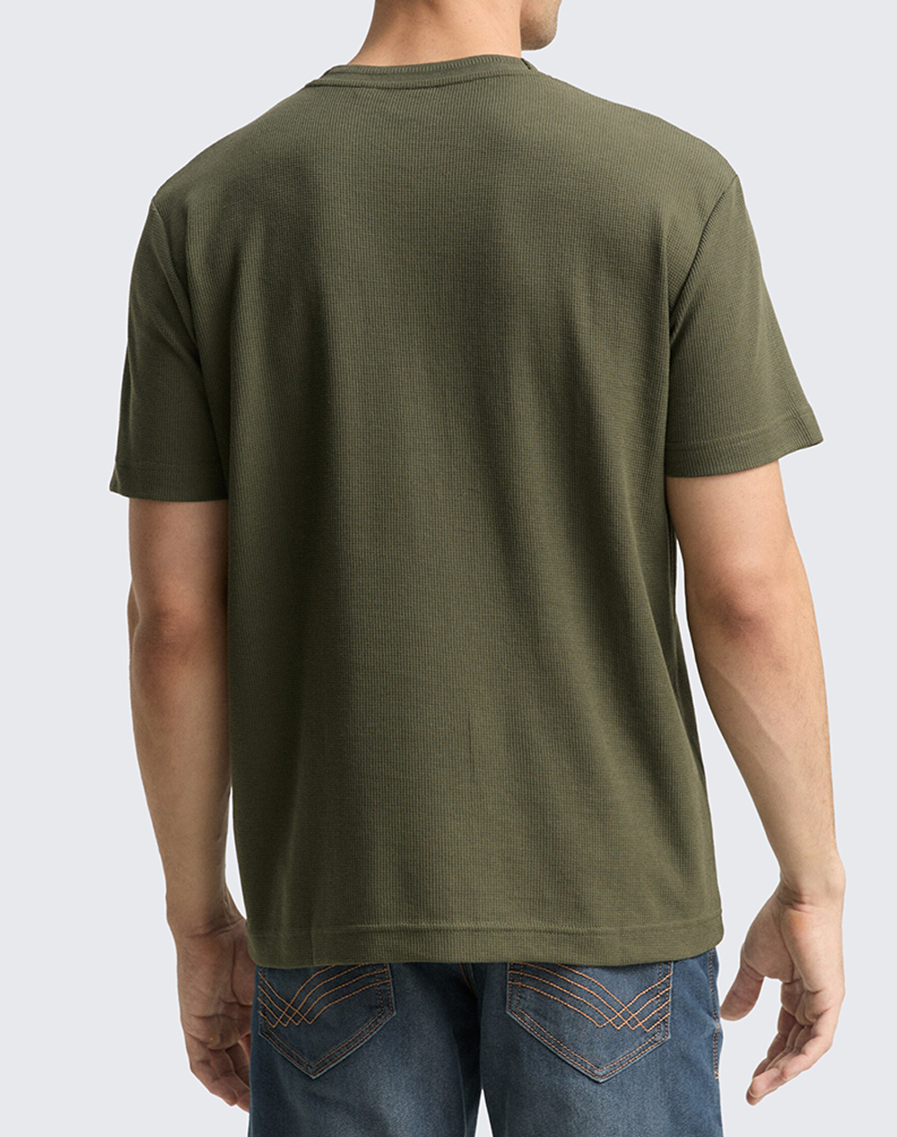 TOM TAILOR STRUCTURED T-SHIR ΜΠΛΟΥΖΑ ΑΝΔΡΙΚΟ 1048599-10920 Khaki φωτογραφία