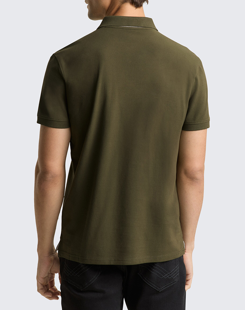 TOM TAILOR BASIC POLO WITH CONTRA ΜΠΛΟΥΖΑ ΑΝΔΡΙΚΟ 1031006-10920 Khaki φωτογραφία