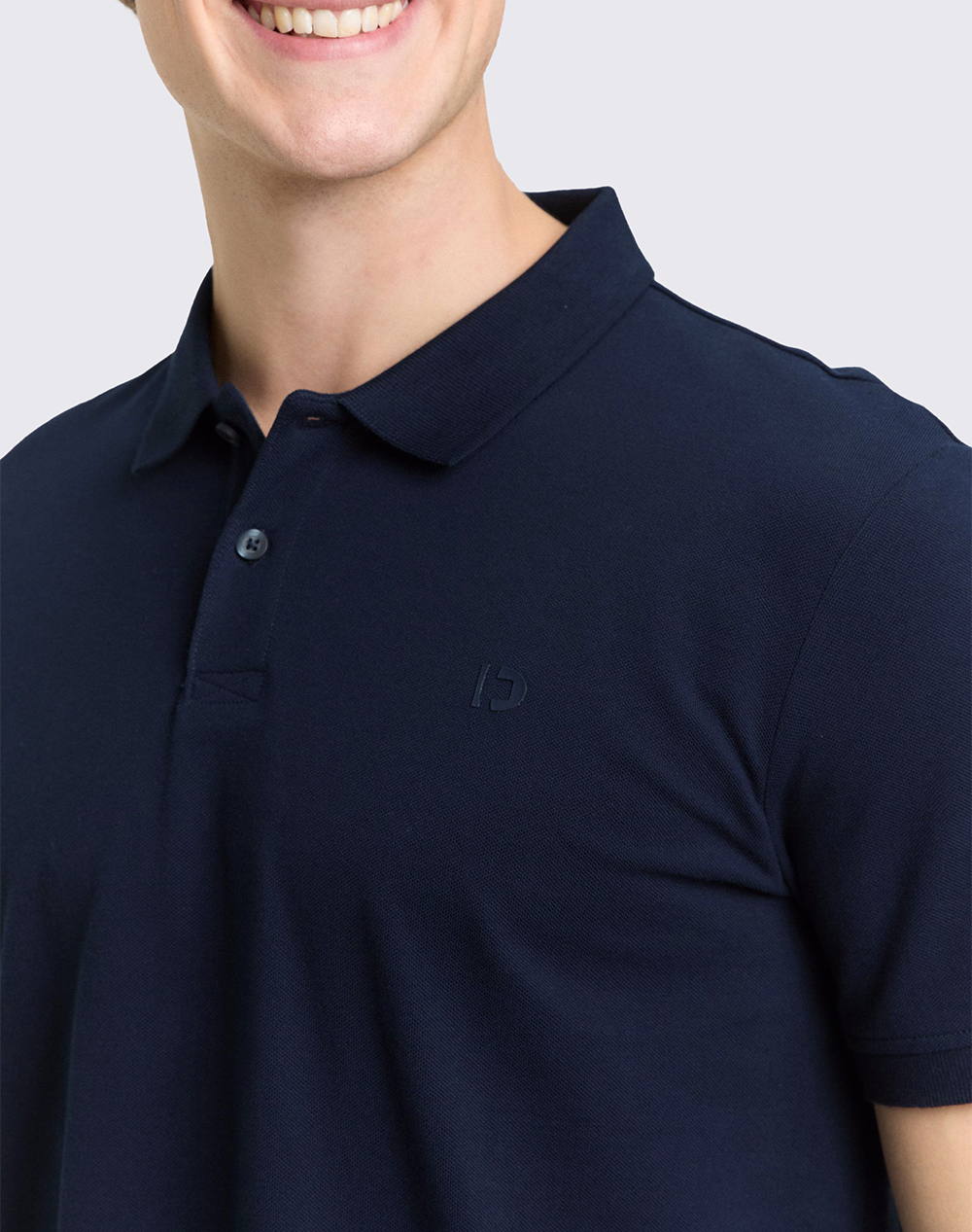Tom Tailor Basic Polo Μπλούζα Ανδρικό 1045587-29380 Darkblue ανδρικά ρούχα μπλούζες Politikos Shop Πολιτικός