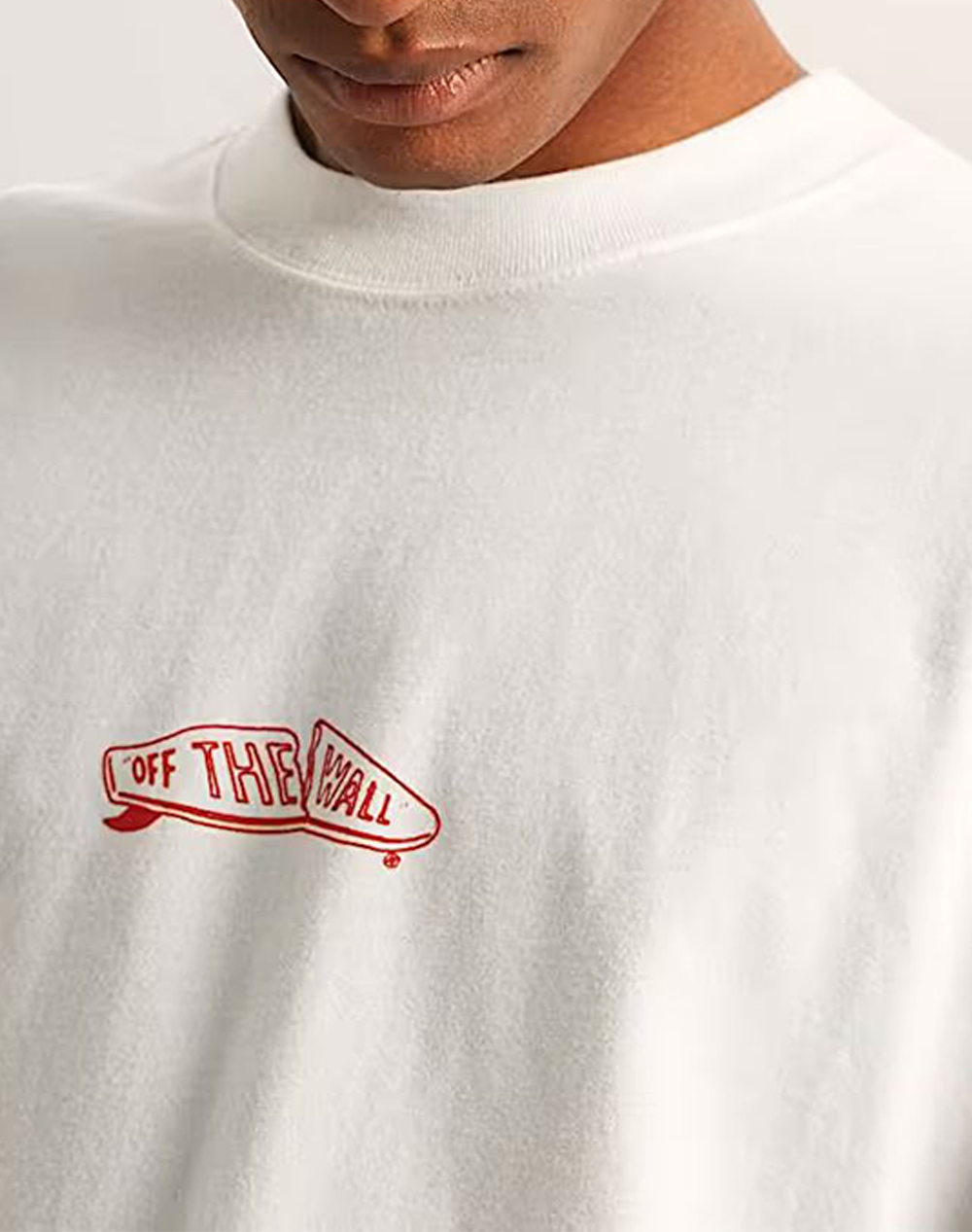 Vans Buckled Ss Tee Vn000Sr3Wht1-Vnwht White ανδρικά ρούχα μπλούζες T-Shirt Politikos Shop Πολιτικός