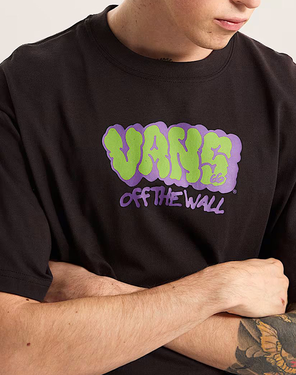 Vans Graff Loose Ss Tee Vn000Vybblk1-Vnblk Black ανδρικά ρούχα μπλούζες T-Shirt Politikos Shop Πολιτικός