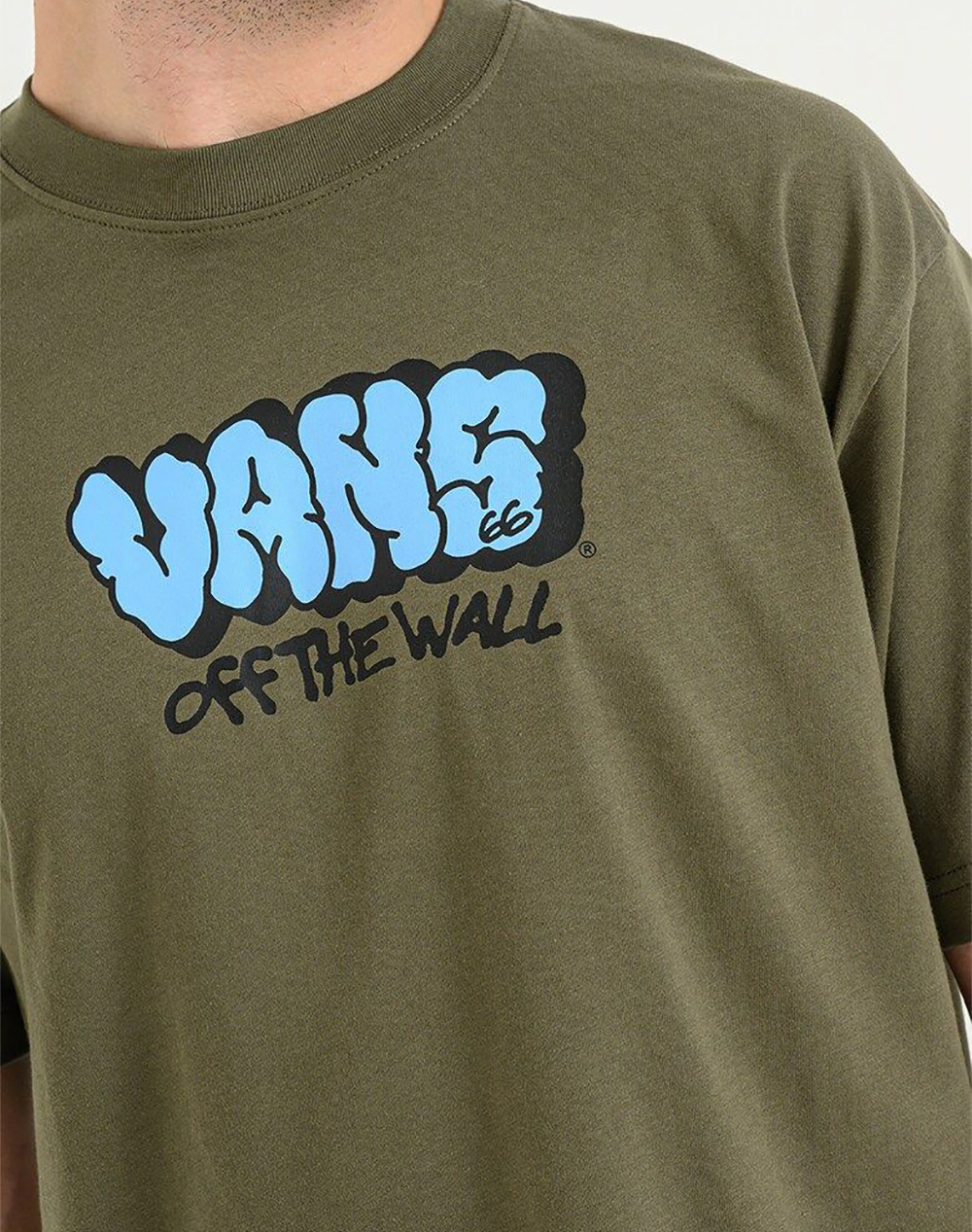 Vans Graff Loose Ss Tee Vn000Vybfr11-Vnfr1 Olive ανδρικά ρούχα μπλούζες T-Shirt Politikos Shop Πολιτικός