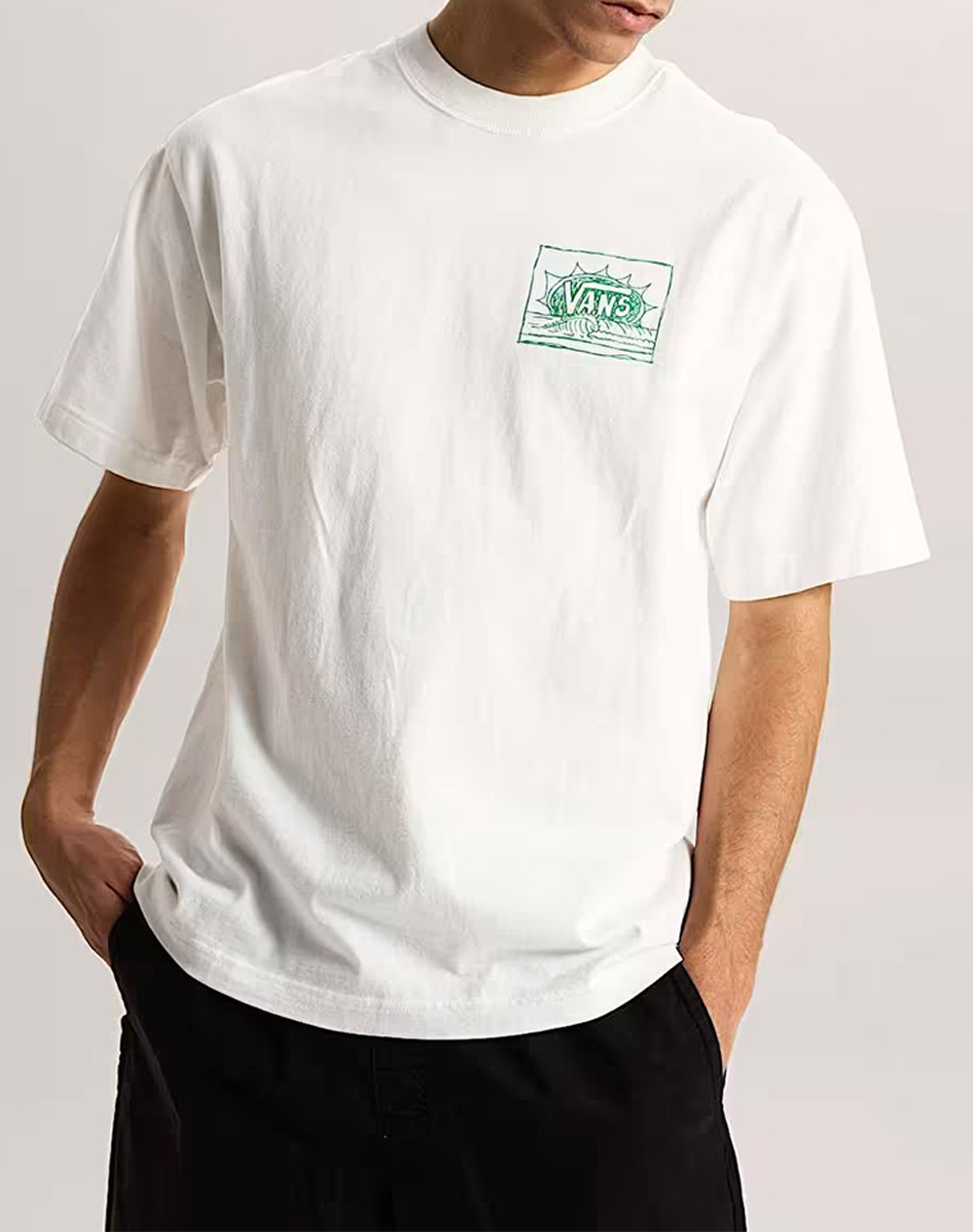 VANS Bright Day SS Tee VN000TRGWHT1-VNWHT White
