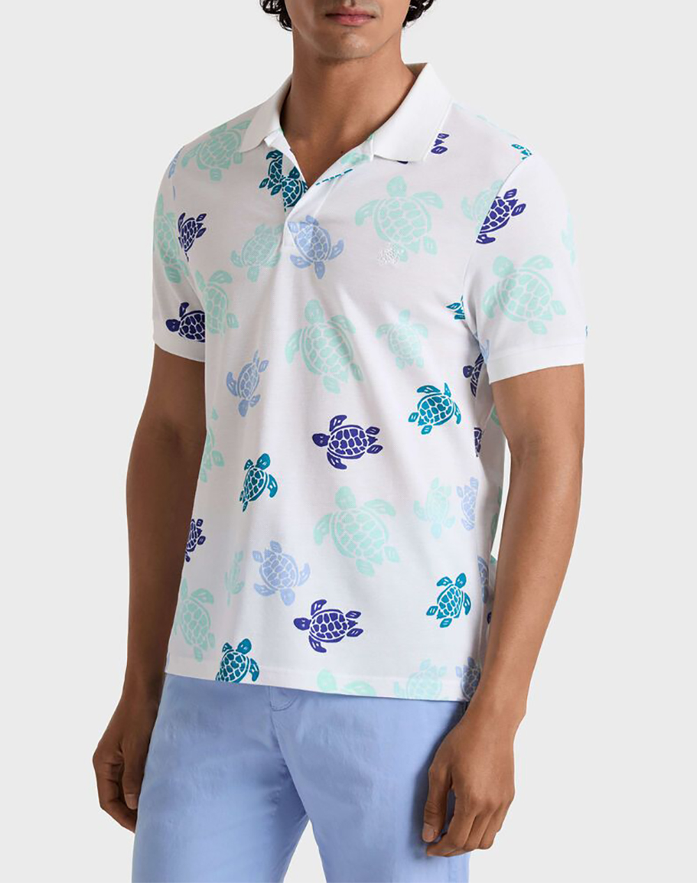 VILEBREQUIN ΜΠΛΟΥΖΑ POLO Κ.Μ PLTEN236-010V White