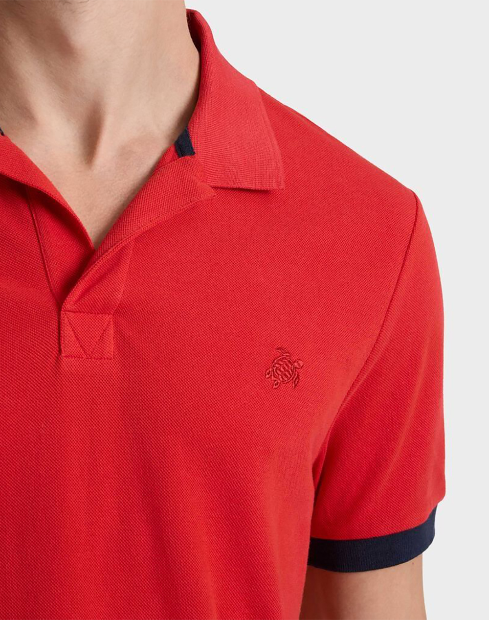 Vilebrequin Μπλούζα Polo Κ Μ Pltan100-258V Red ανδρικά ρούχα μπλούζες Politikos Shop Πολιτικός