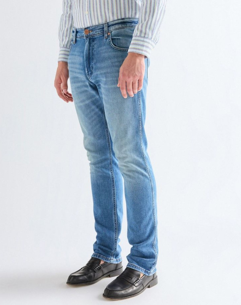 WRANGLER GREENSBORO 112377801-HARBOR BLUE DenimBlue