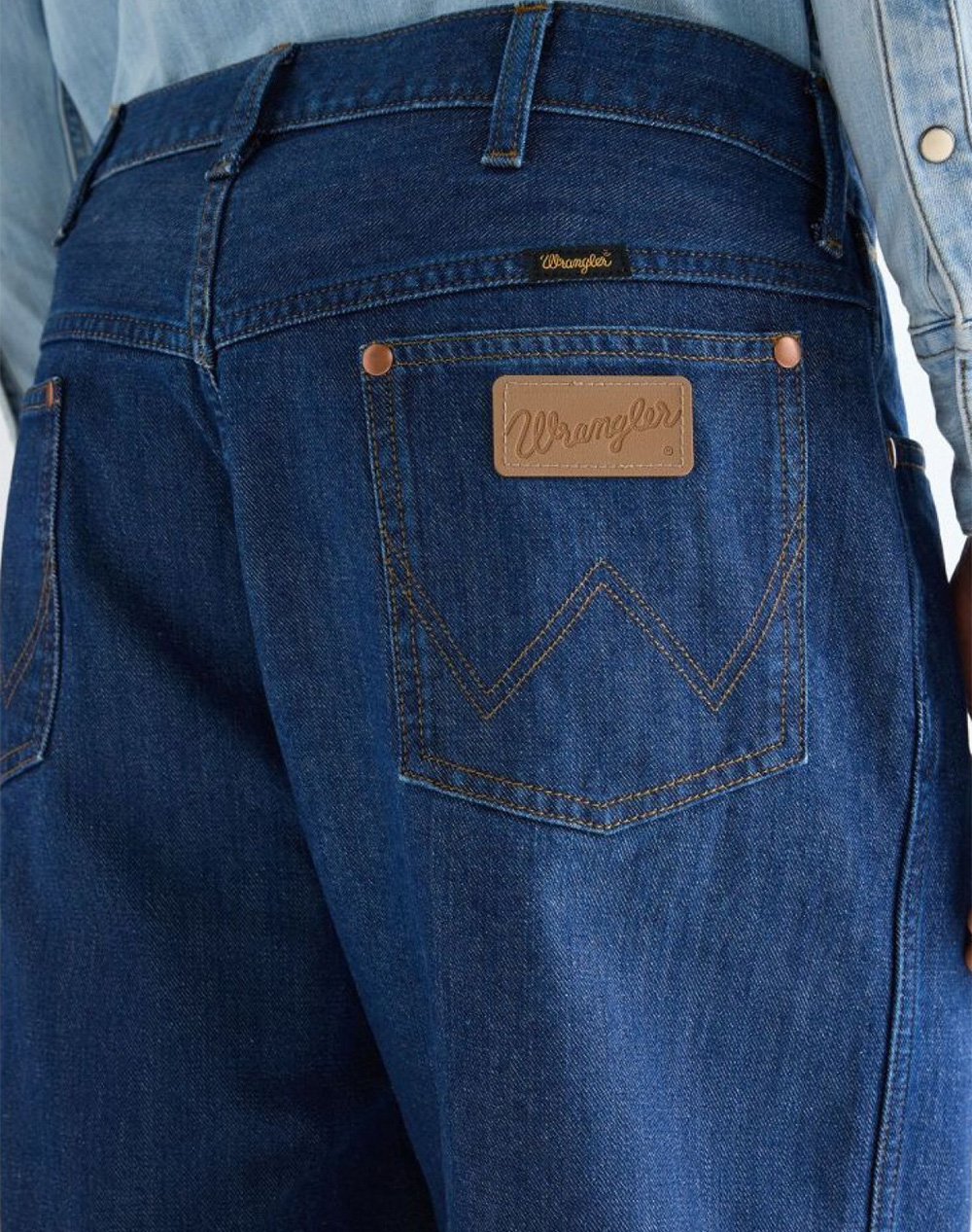 Wrangler Cowboy Shorts 112378443-Dark Stone Denimblue ανδρικά ρούχα Σορτς Βερμουδες Jeans Politikos Shop Πολιτικός