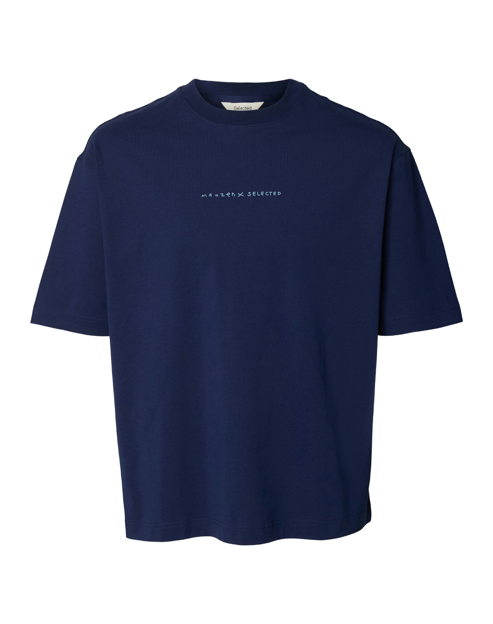 Sel Slhrelaxnorman License Ss Tee 16101616-Ocean Cavern Darkblue ανδρικά ρούχα μπλούζες T-Shirt Politikos Shop Πολιτικός