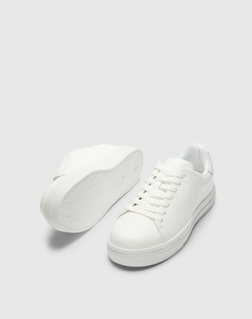 SELECTED SLMDAVID CHUNKY LEATHER SNEAKER 2.0 NOOS 16101188-WHITE White φωτογραφία
