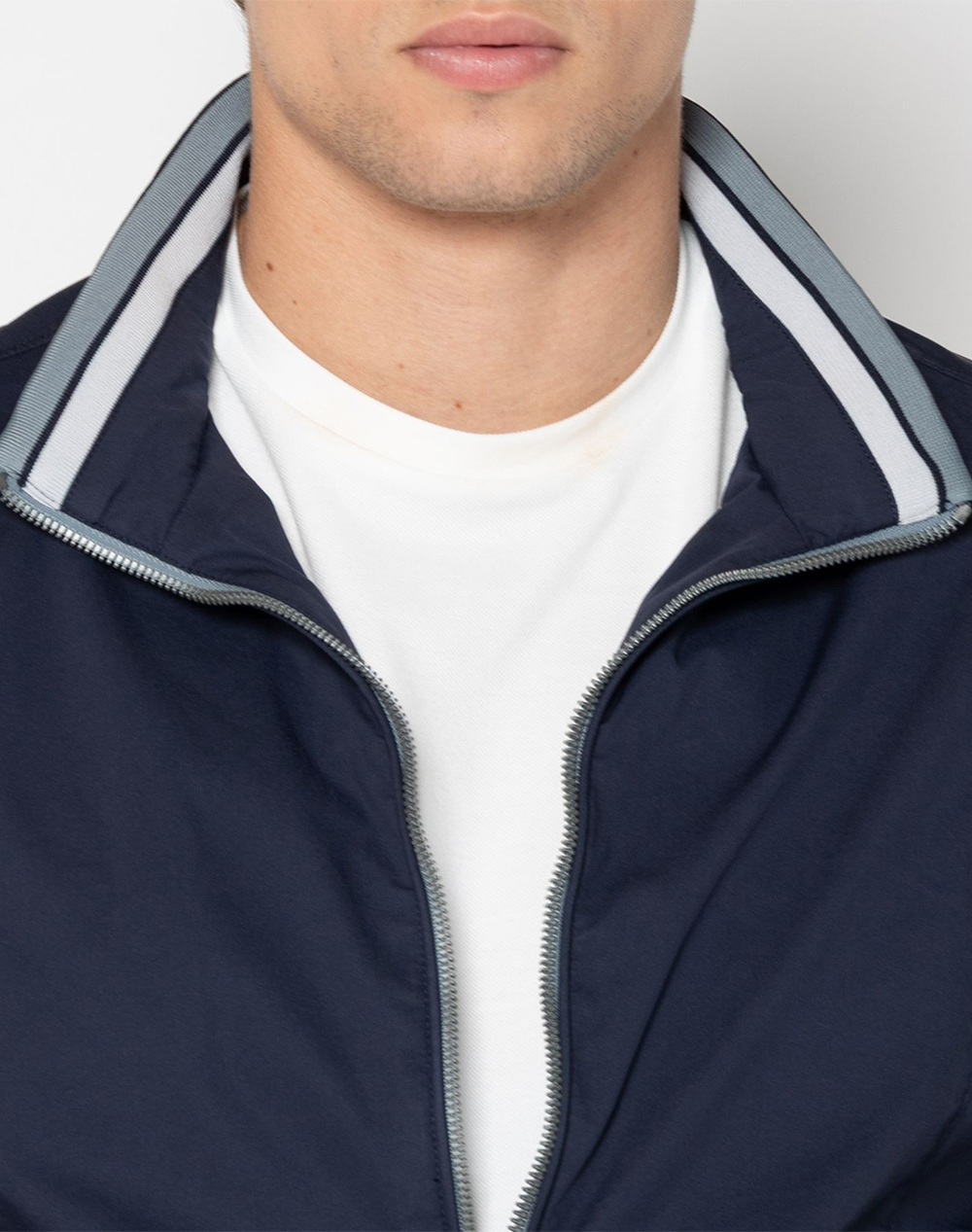 The Bostonians Μπουφάν Bomber Regular Fit 3W2896T23A-Blue Darkblue ανδρικά ρούχα Πανωφορια μπουφάν Politikos Shop Πολιτικός