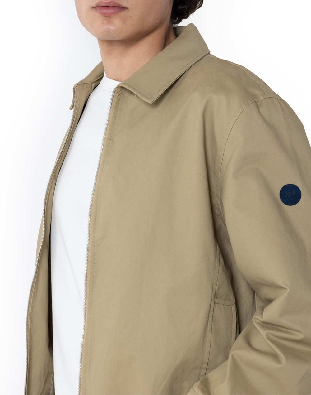 The Bostonians Μπουφάν Bomber Regular Fit 3W20265-Dark Biege ανδρικά ρούχα Πανωφορια μπουφάν Politikos Shop Πολιτικός