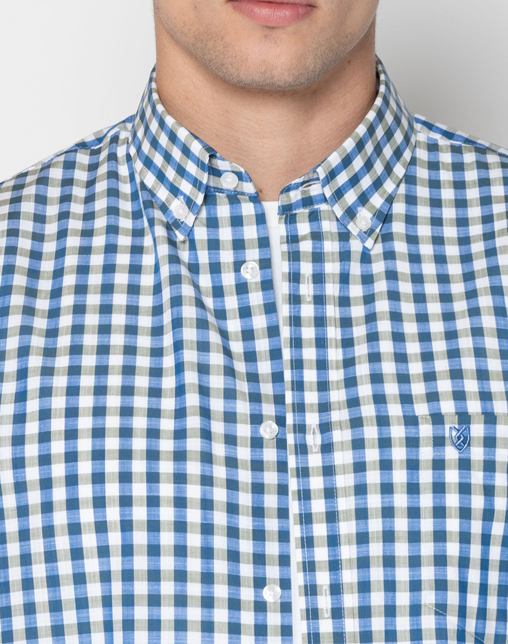 The Bostonians Πουκαμισο Maverick Φλαμα Regular Fit Button-Down 3Aach8654-Light Multi ανδρικά ρούχα πουκάμισα Politikos Shop Πολιτικός
