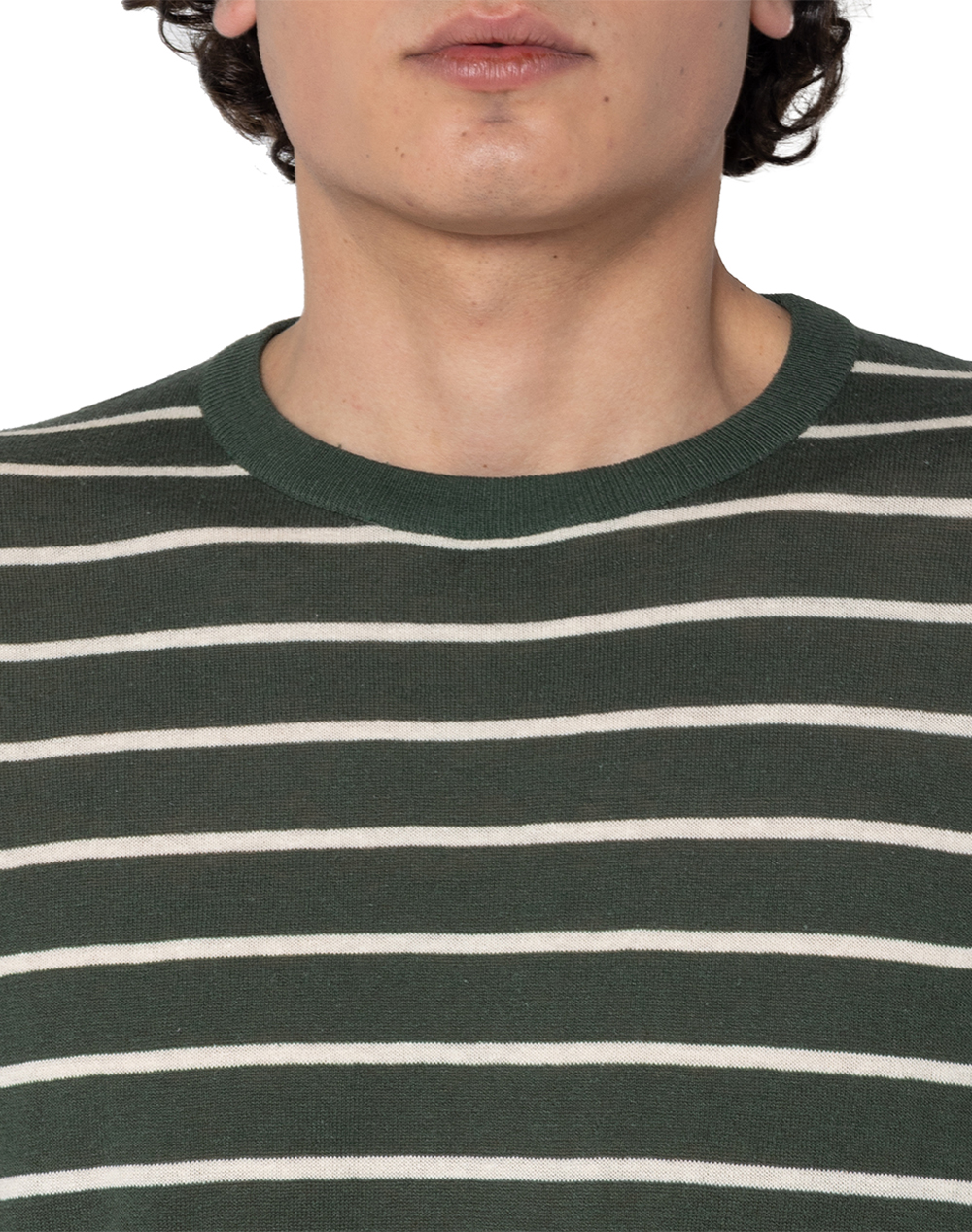 The Bostonians Μπλούζα Acorn T-Shirt Πλεκτο Regular Fit 3Mts4004-Olive Olive ανδρικά ρούχα μπλούζες Politikos Shop Πολιτικός
