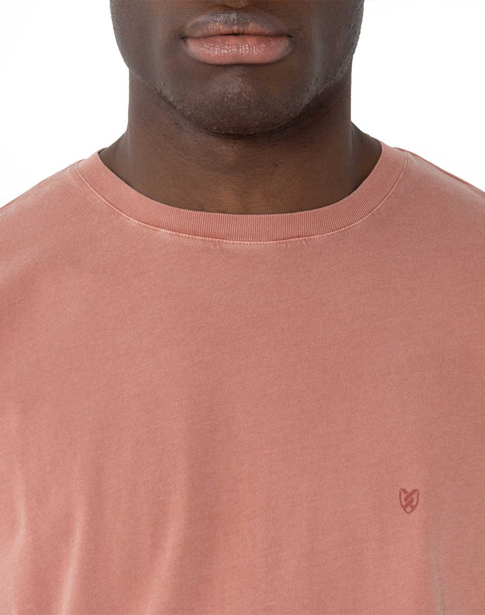 The Bostonians Μπλούζα T-Shirt Delave Regular Fit 3Ts1250-Apple Lightred ανδρικά ρούχα μπλούζες Politikos Shop Πολιτικός