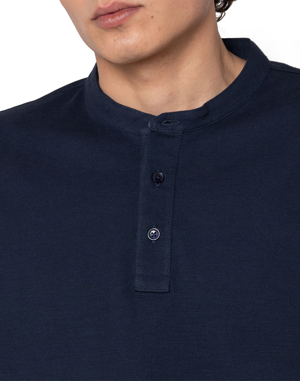 The Bostonians Μπλούζα T-Shirt Pique Φλαμα Regular Fit 3Ts1301-Blue Darkblue ανδρικά ρούχα μπλούζες Politikos Shop Πολιτικός