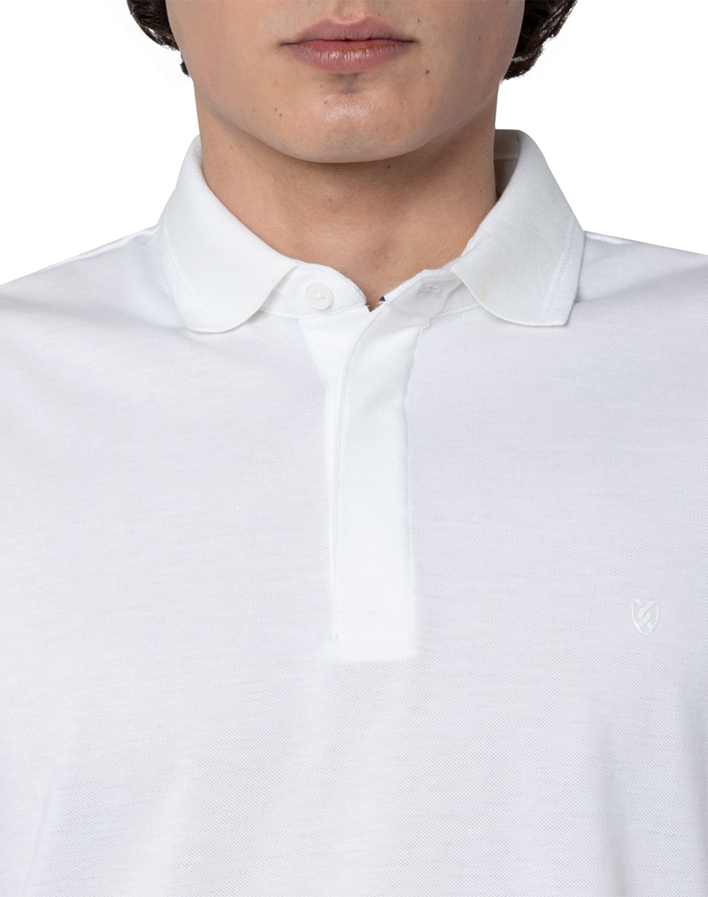 The Bostonians Μπλούζα Polo Pique Pima Cotton Regular 3Ps1051-White White ανδρικά ρούχα μπλούζες Politikos Shop Πολιτικός