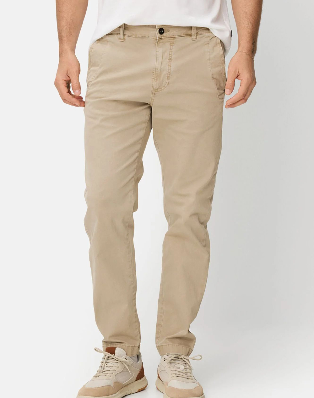 CAMEL Παντελόνι Chino Regular-2way stretch-safety pocket C261-477R14-7F02-17 Biege