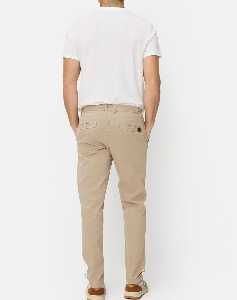 CAMEL Παντελόνι Chino Regular-2way stretch-safety pocket C261-477R14-7F02-17 Biege φωτογραφία