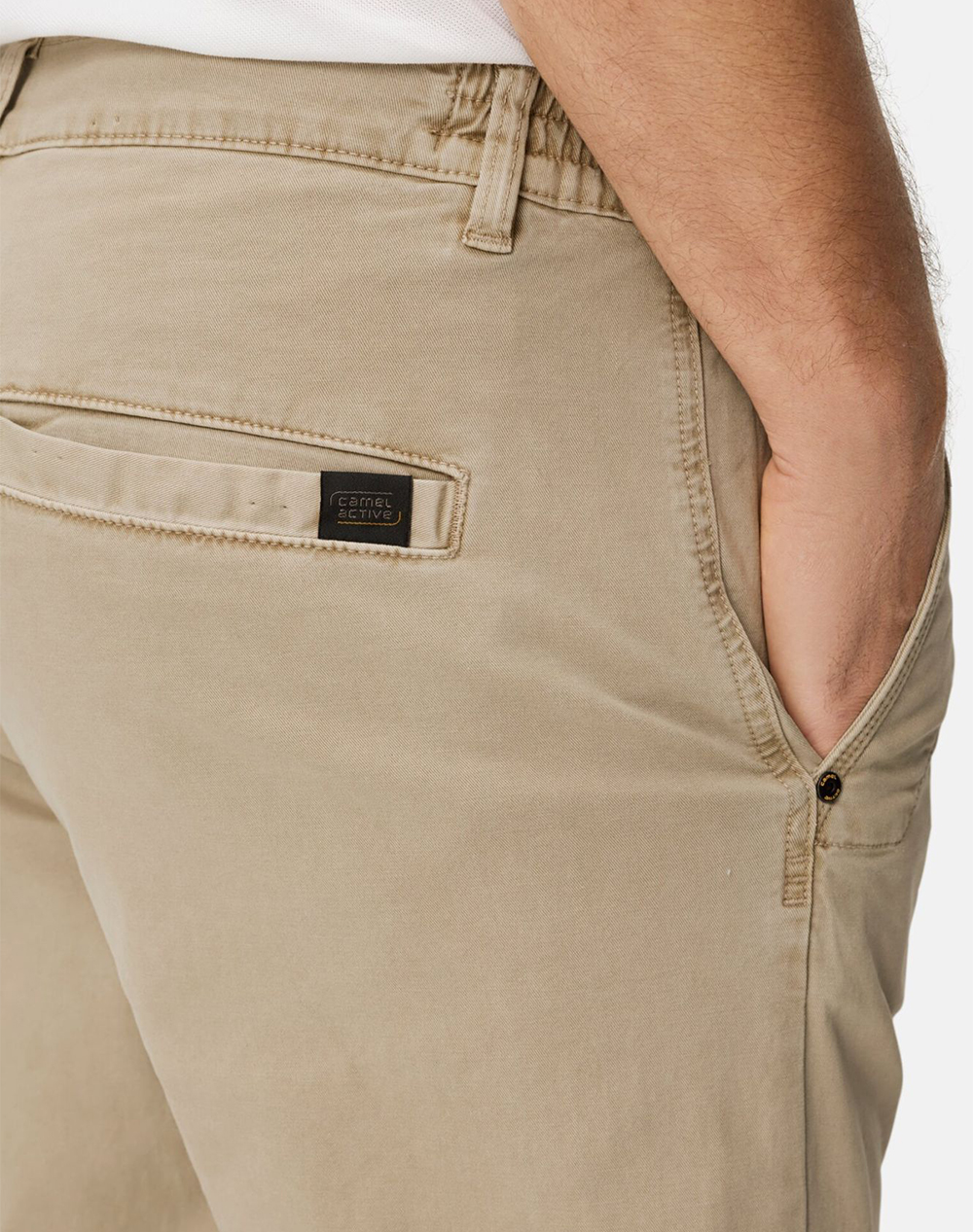 CAMEL Παντελόνι Chino Regular-2way stretch-safety pocket C261-477R14-7F02-17 Biege φωτογραφία