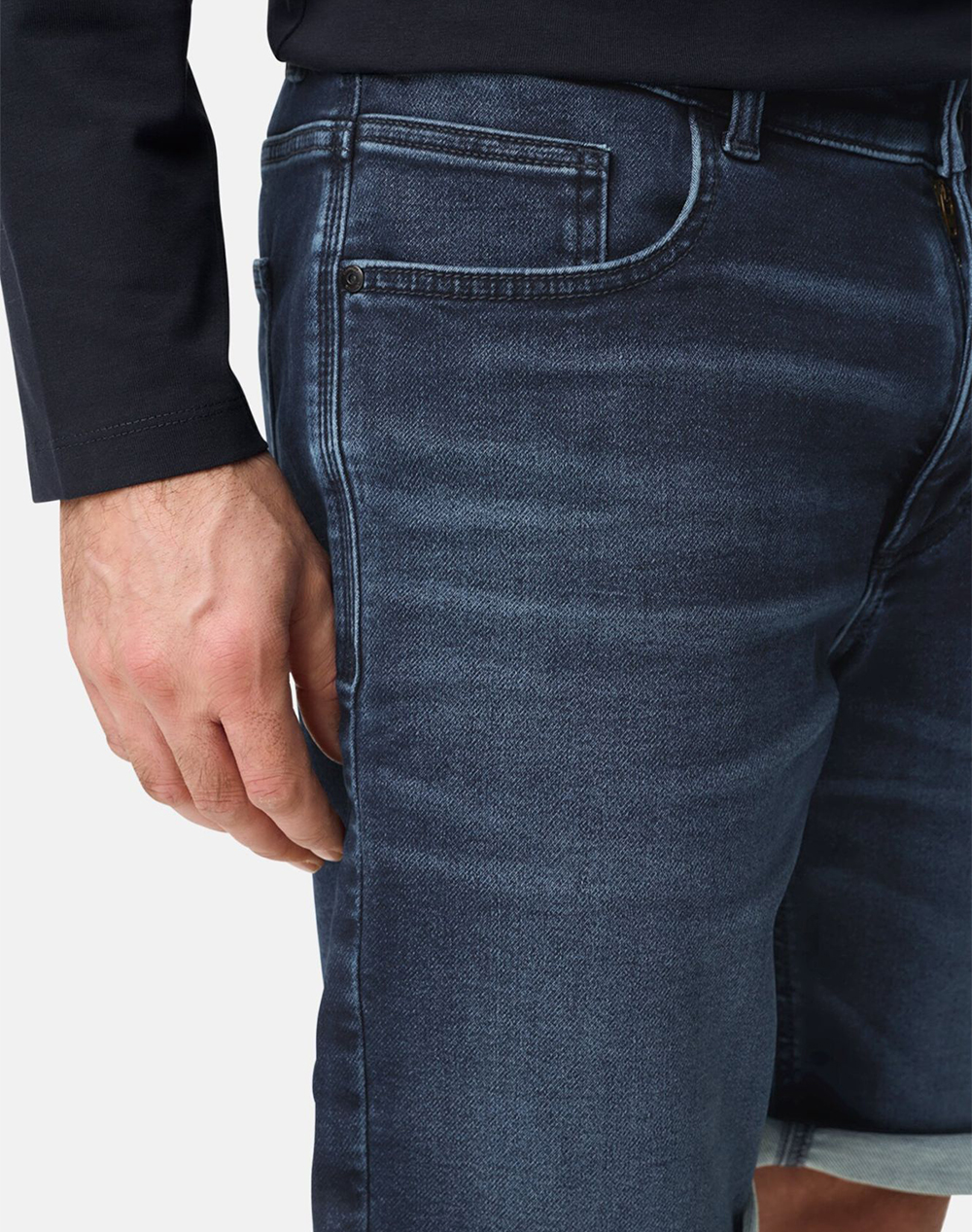 Camel Active Βερμουδα Denim 5P Regular High Stretch C261-498R30-7D15-48 Denimdarkblue ανδρικά ρούχα Σορτς Βερμουδες Jeans Politikos Shop Πολιτικός
