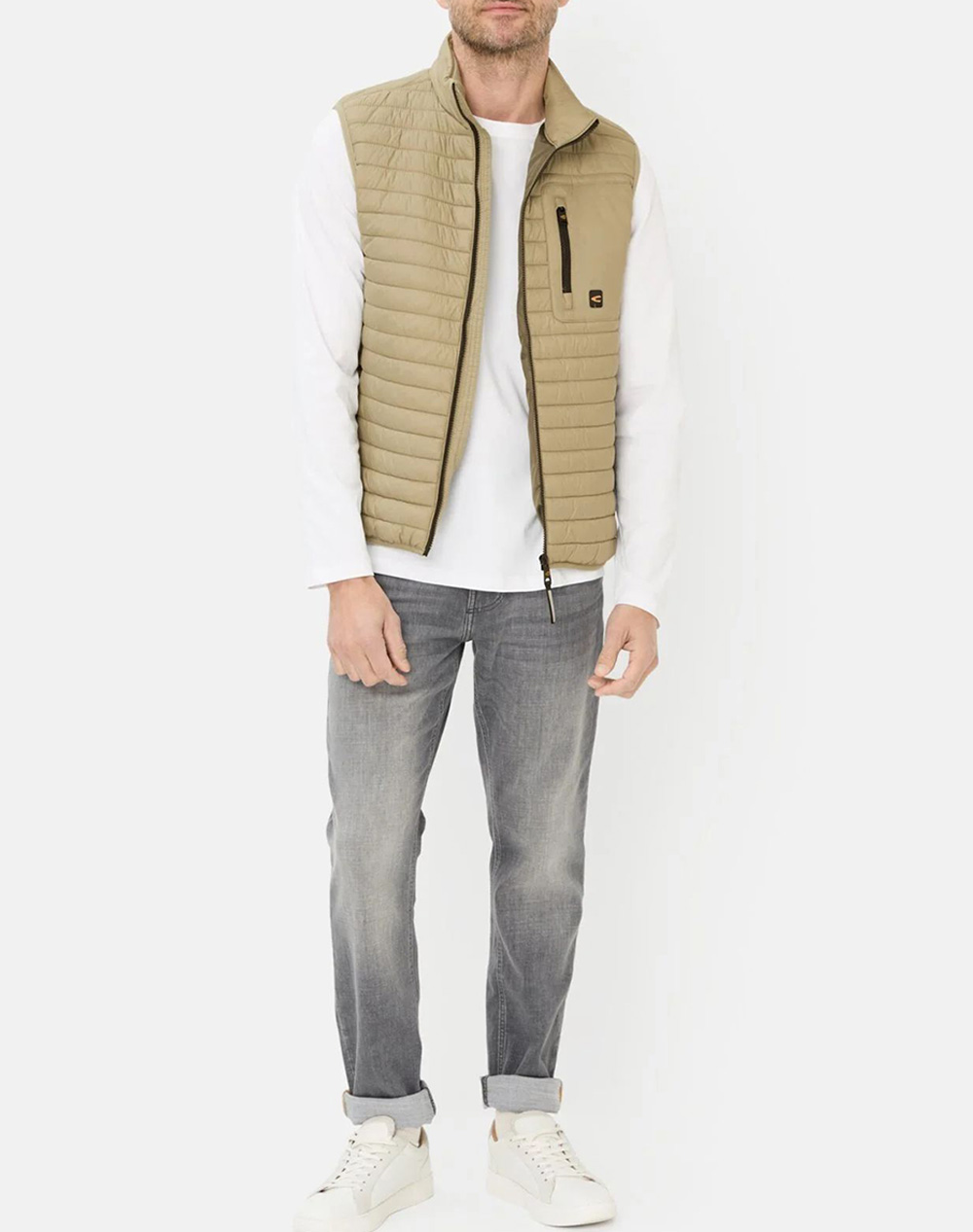 Camel Active Γιλέκο Basic Nos C261Nos-460190-9N90-31 Khaki ανδρικά ρούχα Πανωφορια Γιλεκα Politikos Shop Πολιτικός