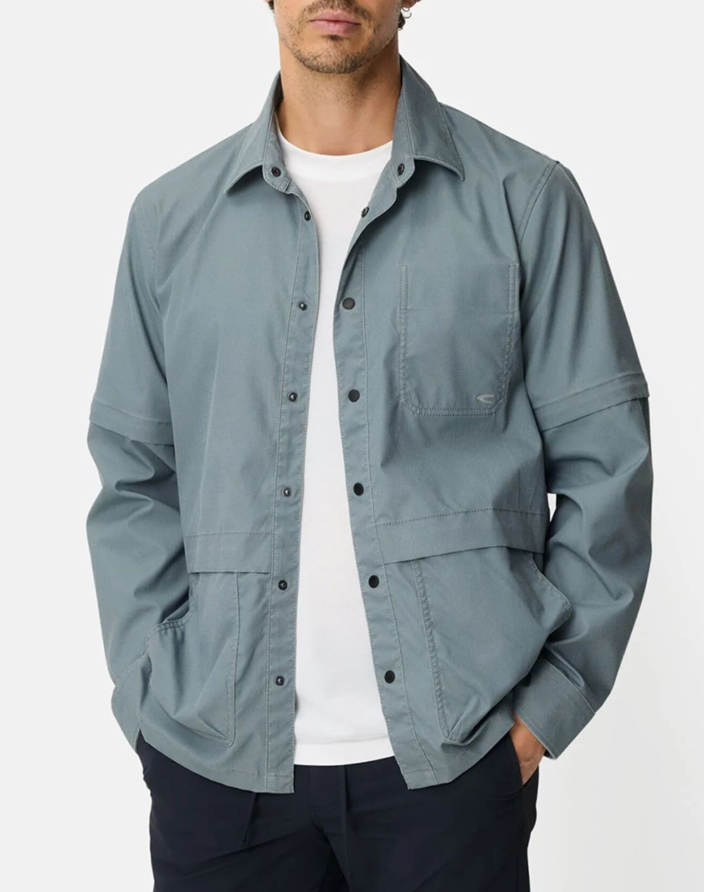 CAMEL ΠΟΥΚΑΜΙΣΟ Overshirt Adoptable C261-409388-7S88-45 RafBlue