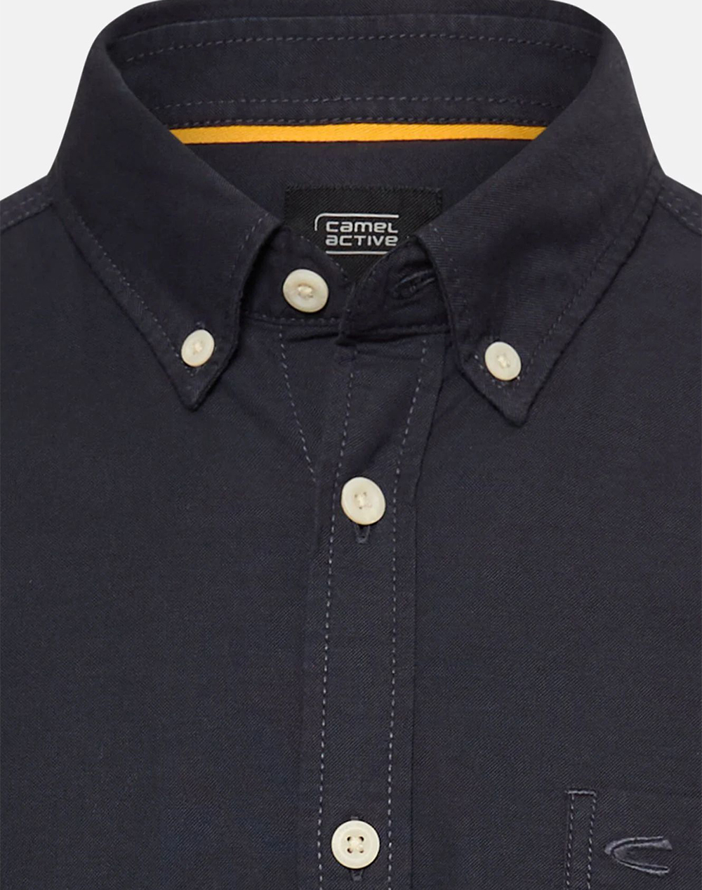 Camel Active Πουκάμισο Μ Solid B D C261-409105-7S05-48 Darkblue ανδρικά ρούχα πουκάμισα Politikos Shop Πολιτικός