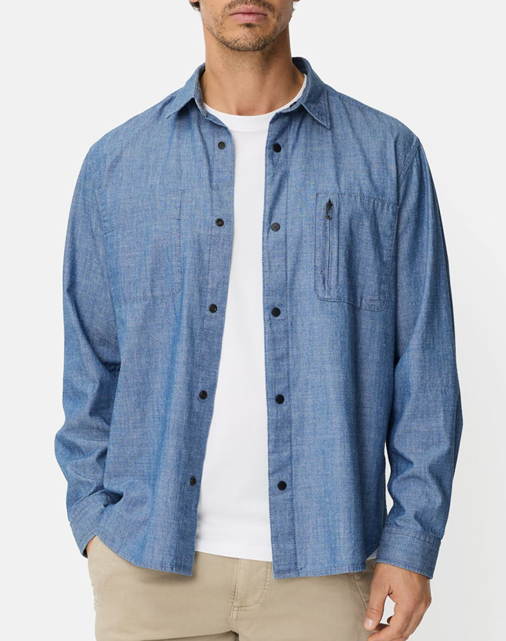 CAMEL Πουκάμισο Μ.Μ. C261-409126-7S26-45 DenimBlue