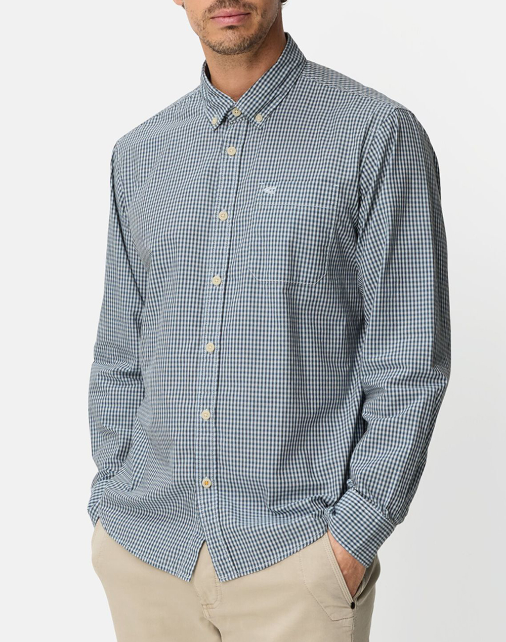 CAMEL ACTIVE ΠΟΥΚΑΜΙΣΟ Μ.Μ B.D. vishy small check C261NOS-409103-9S03-48 Multi