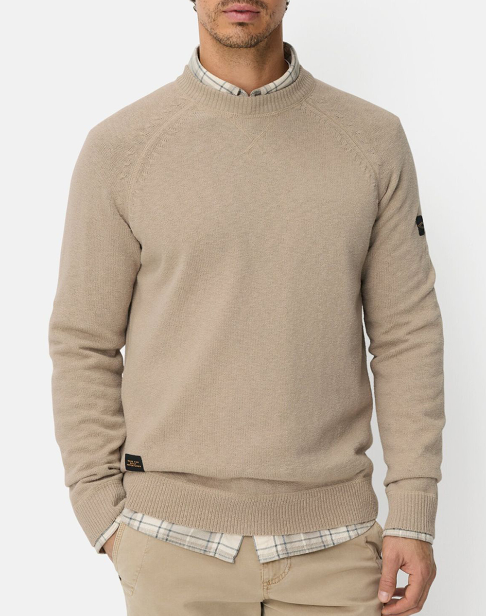 CAMEL Πλεκτό Πουλοβερ crew neck C261-409500-7K56-17 Biege