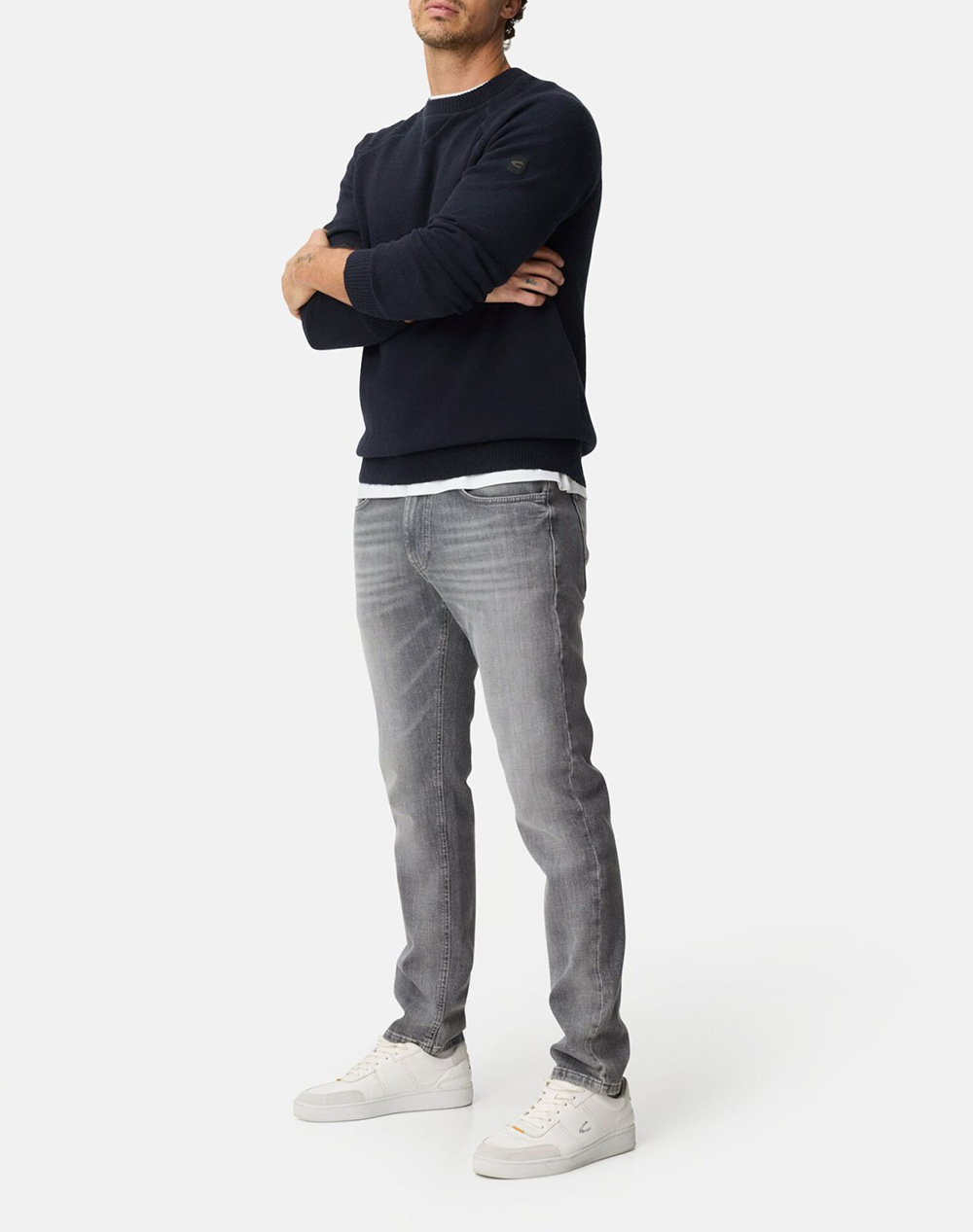 Camel Active Πλεκτό Πουλοβερ Crew Neck C261-409500-7K56-48 Darkblue ανδρικά ρούχα μπλούζες Πλεκτά Politikos Shop Πολιτικός