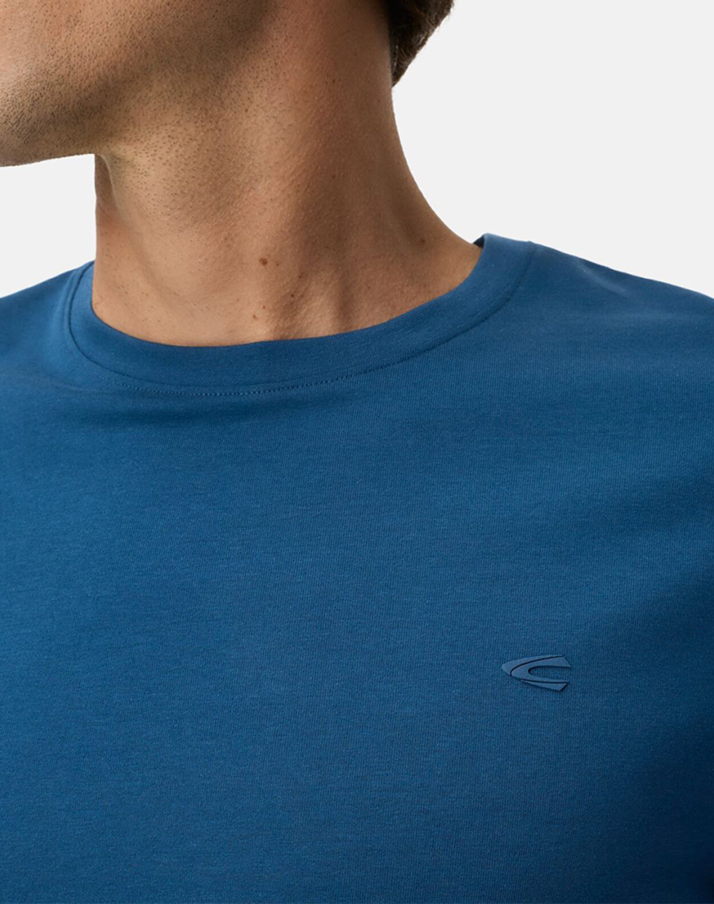 CAMEL T-Shirt Κ.Μ. basic Antibacterial C261-409700-7T07-46 Blue φωτογραφία
